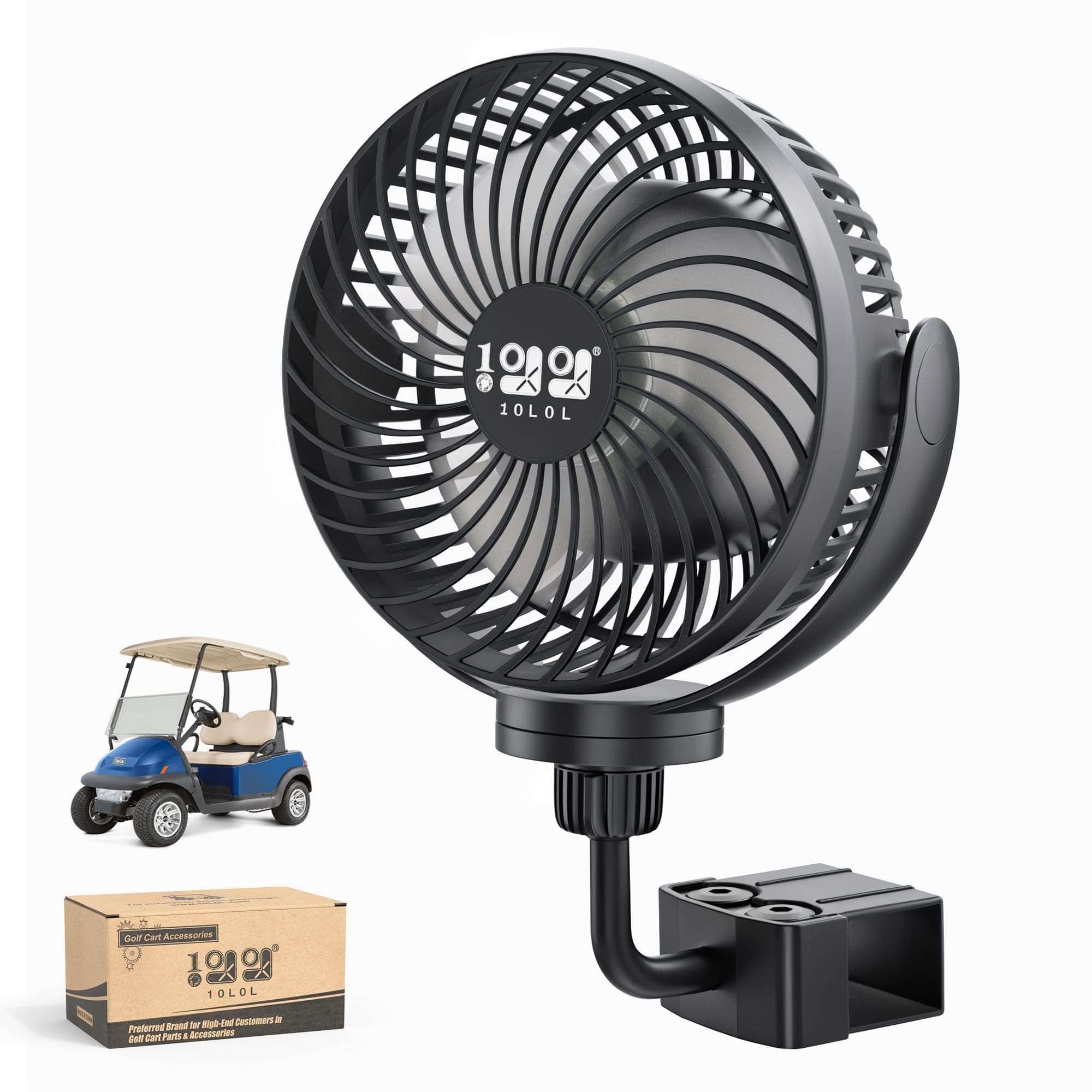 10L0L USB Golf Cart Fan